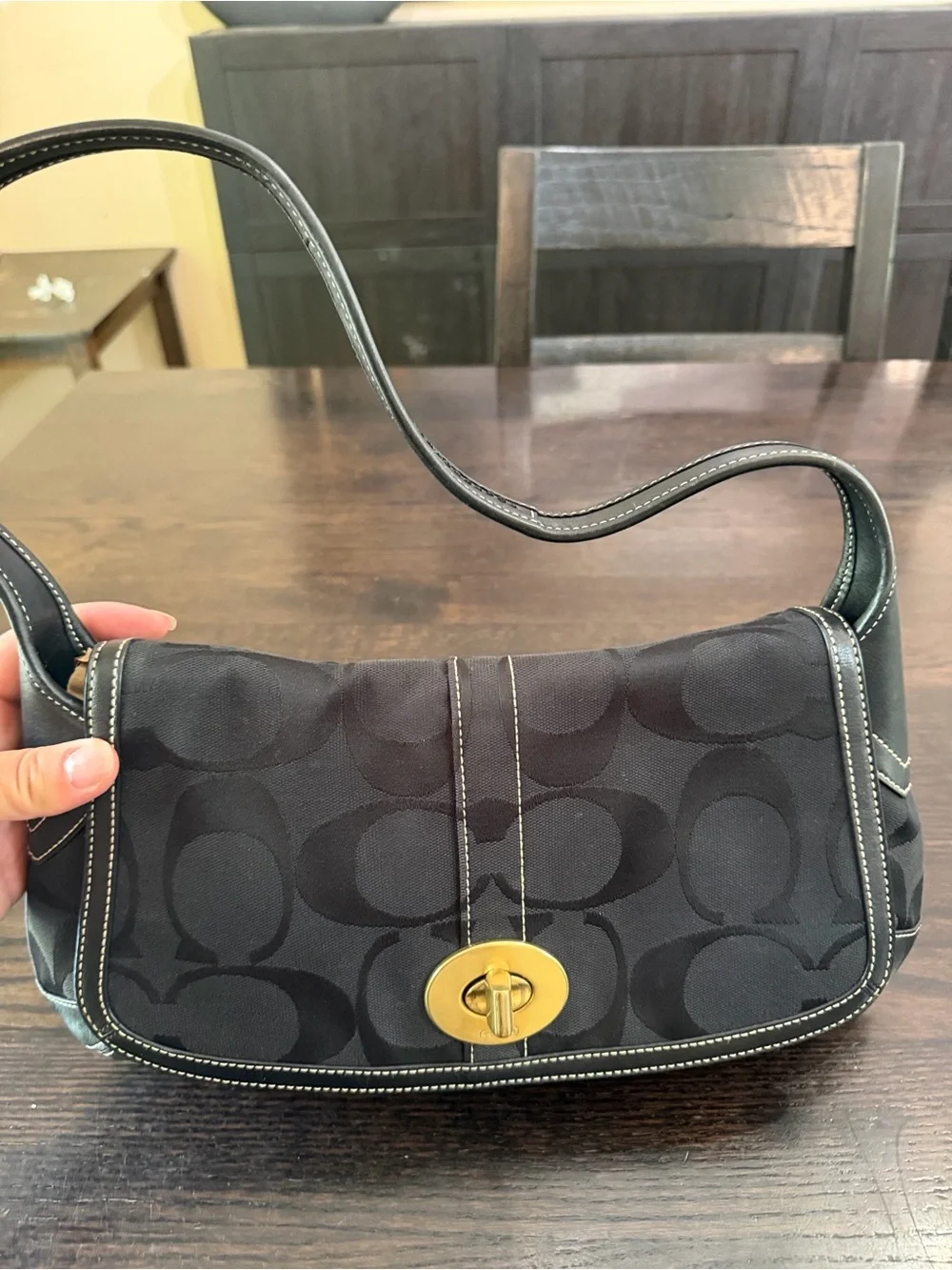 vintage Y2K Coach Ergo flap shoulder bag